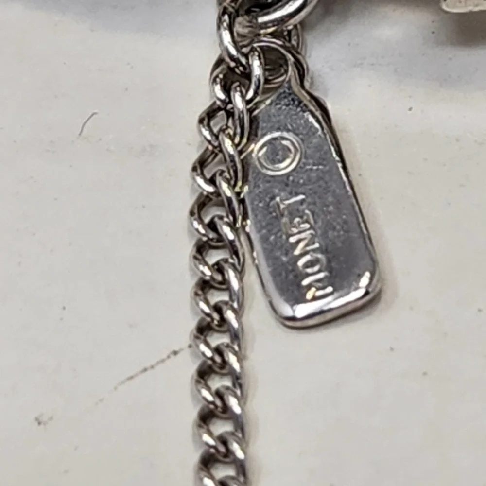 Monet silver tone